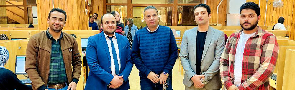 امتحانات منتصف الفصل الدراسى الأول "الميد تيرم" لاول مرة بمركز الاختبارات الالكترونية بالجامعة(اون لاين)