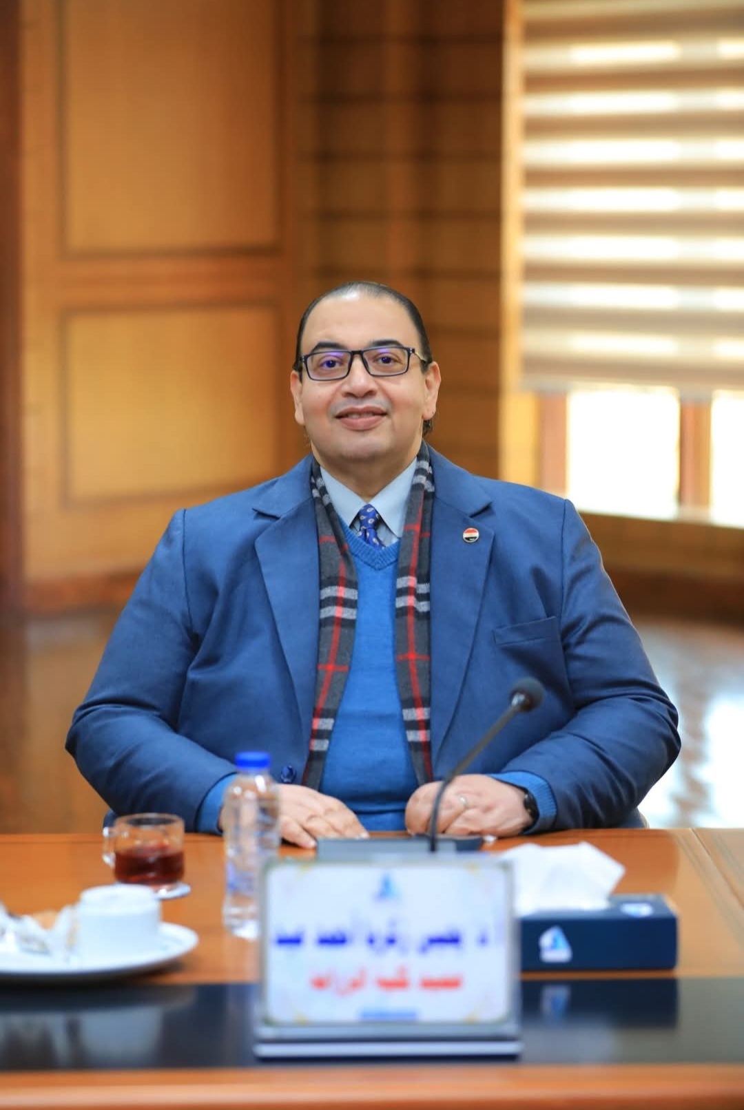 تهنئة الأستاذ الدكتور يحي زكريا رئيس الجامعة 