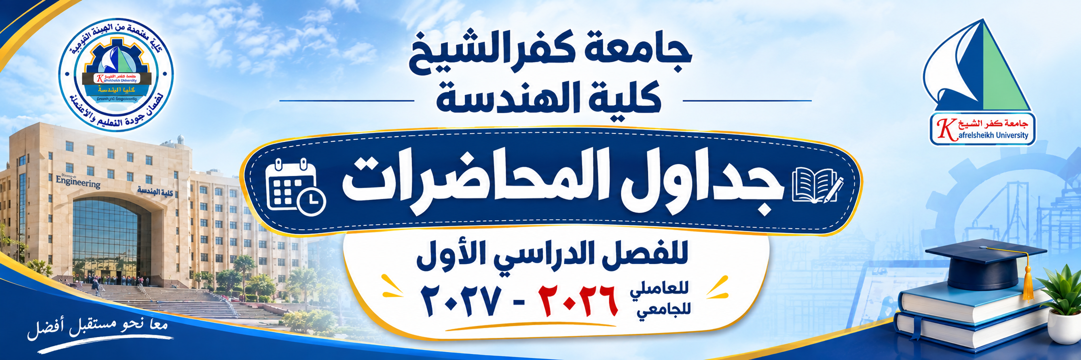 الجداول الدراسية للفصل الدراسي الأول للعام الجامعي 2026 - 2027