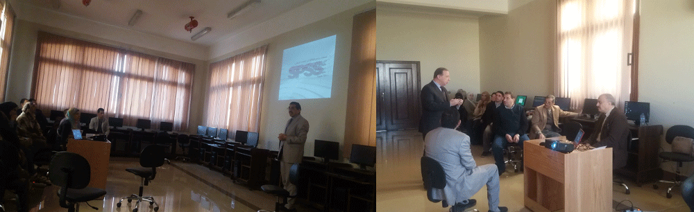    Work shop " Analysis of data"