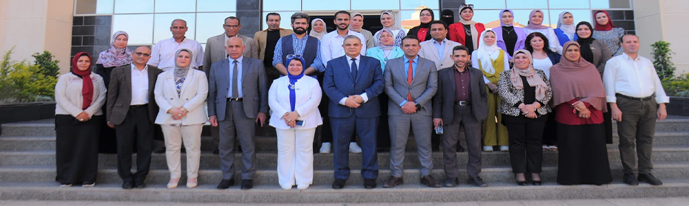 جامعة كفر الشيخ تستقبل لجنة تقييم مسابقة أفضل جامعة صديقة للبيئة 