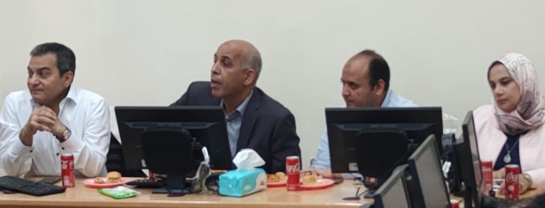 الاجتماع الاول لمركز القياس والتقويم والاختبارات الالكترونية للعام الجامعي 2023/2024