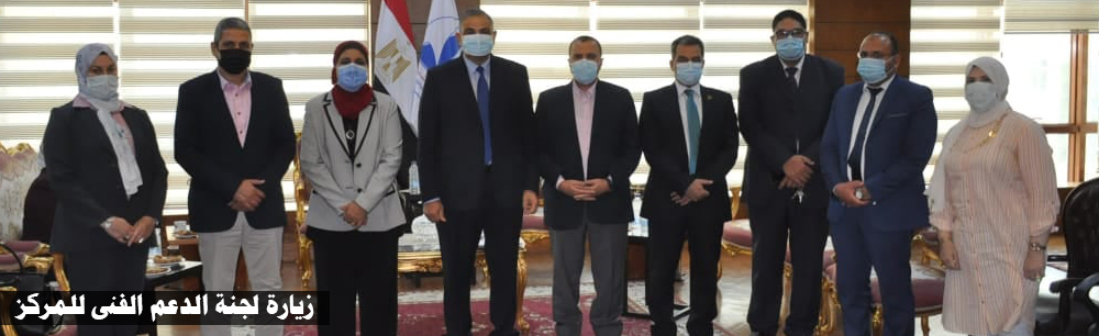 زيارة لجنة الدعم الفنى لمركز القياس والتقويم والاختبارات الالكترونية بالجامعة