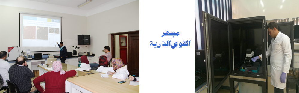 مجهر القوى الذرية بمعهد علوم وتكنولوجيا النانو