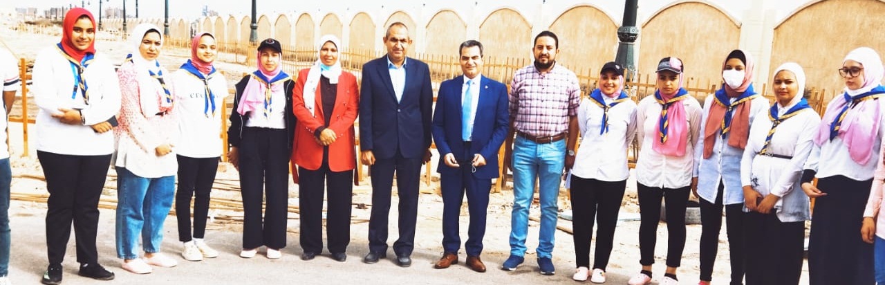 انطلاق معسكر العمل البيئي لجوالي وجوالات الجامعة  : تاريخ نشر الخبر 2022/1/12