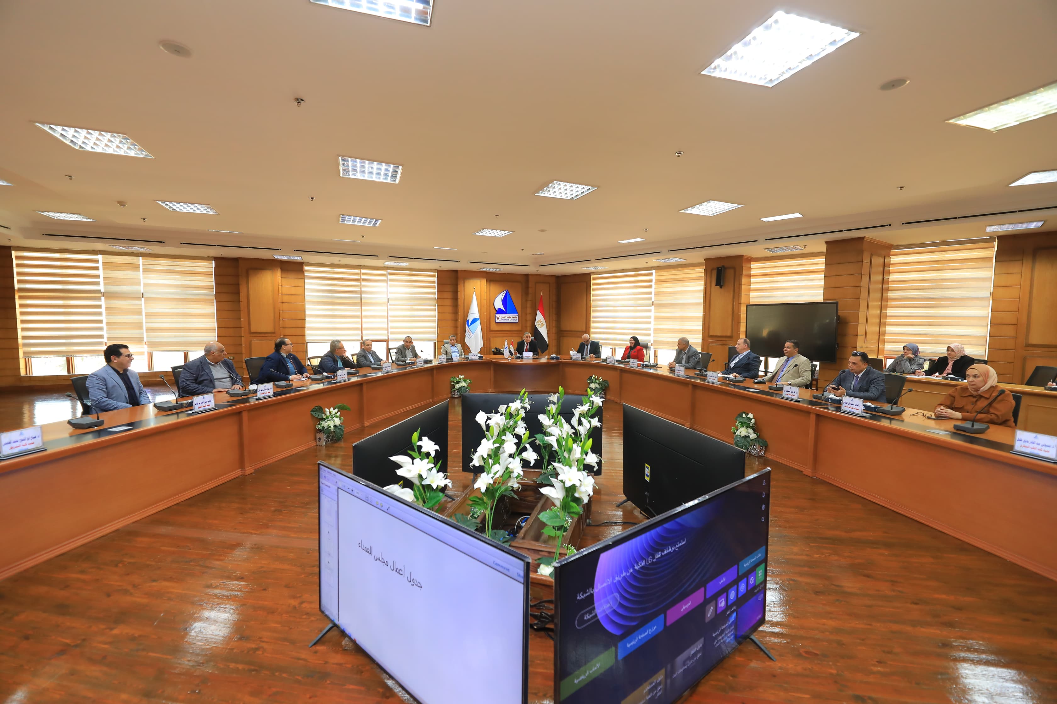 أبرز موضوعات مجلس العمداء خلال شهر مارس 2025