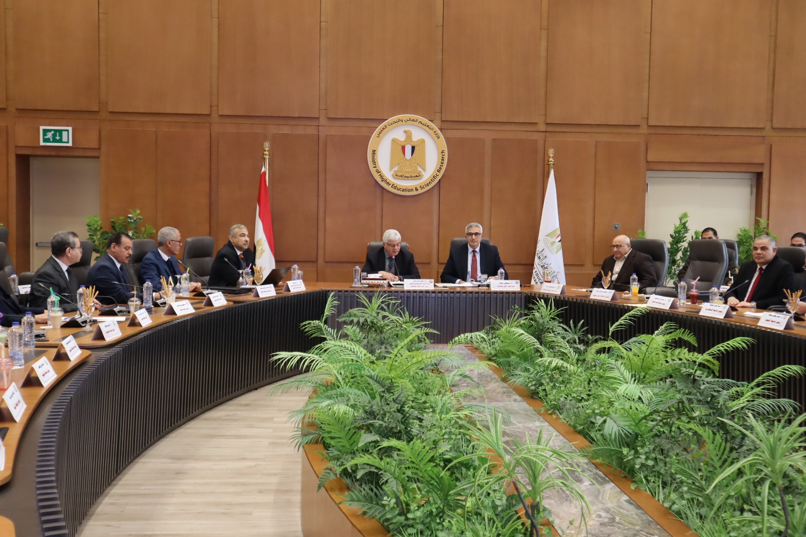 رئيس الجامعة يشارك في اجتماع المجلس الأعلى للجامعات بمقر الوزارة بالعاصمة الإدارية 